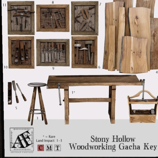 *AF* Stony Hollow Woodworker Caddy RARE