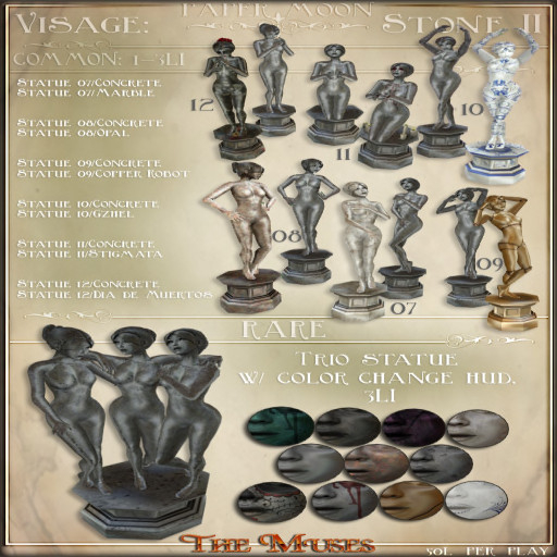 *pm* Visage: Stone II - Statue 10/Gzhel