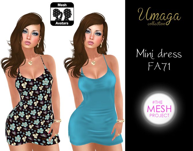 Umaga Mini dress Mod-FA71 TMP