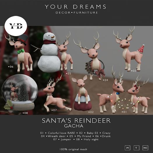 {YD} Santa's reindeer - Jumper