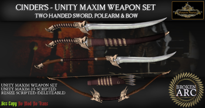 Cinder's Weapon Set (UM v2.5 boxed)