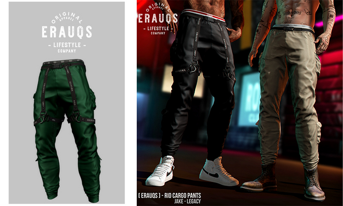 [ ERAUQS ] - Rio Cargo Pants - 04