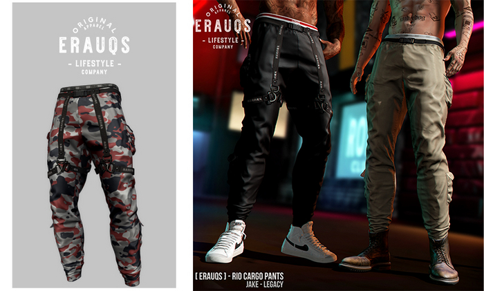 [ ERAUQS ] - Rio Cargo Pants - 07