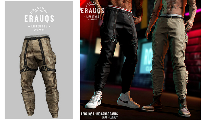 [ ERAUQS ] - Rio Cargo Pants - 09