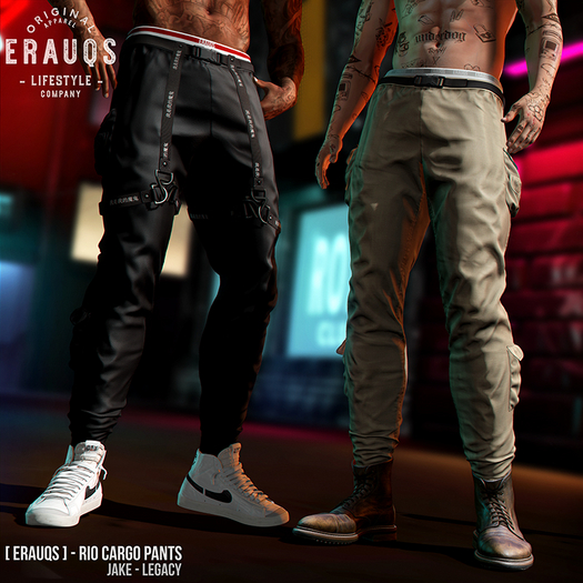 [ ERAUQS ] - Rio Cargo Pants - Fatpack