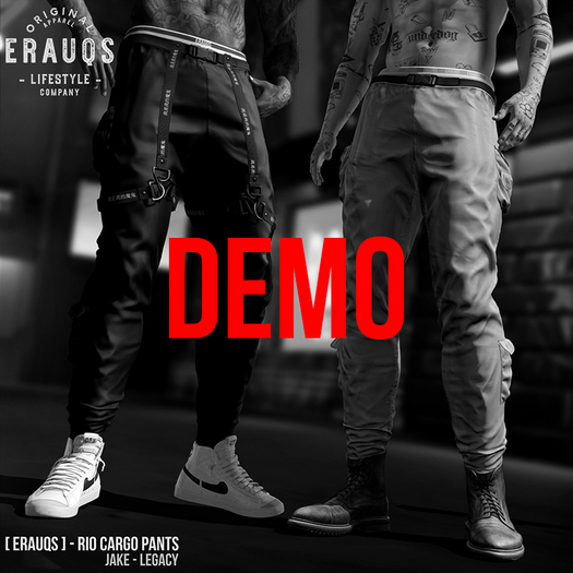 [ ERAUQS ] - Rio Cargo Pants - DEMO