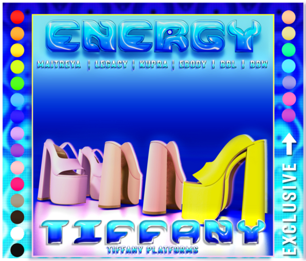 Second Life Marketplace ENERGY Tiffany Platforms [DEMO]