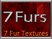 Zoy Texture [ Fur Shag Red ] 7 Colors