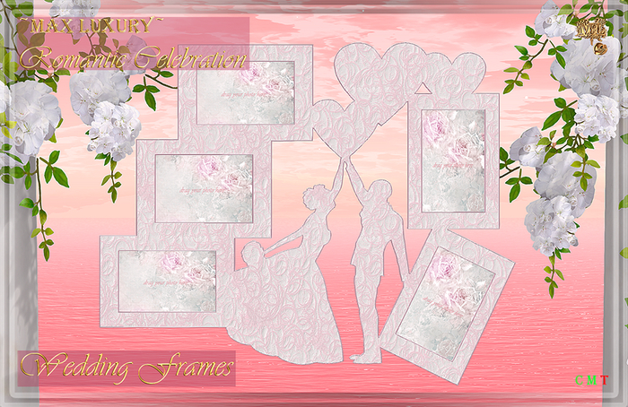 Max Luxury Romantic Celebration - Wedding Frames