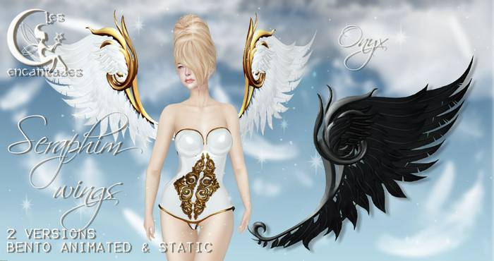 *LE* Seraphim Bento Wings All Onyx