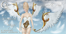 *LE* Seraphim Bento Wings Gold & Pearl