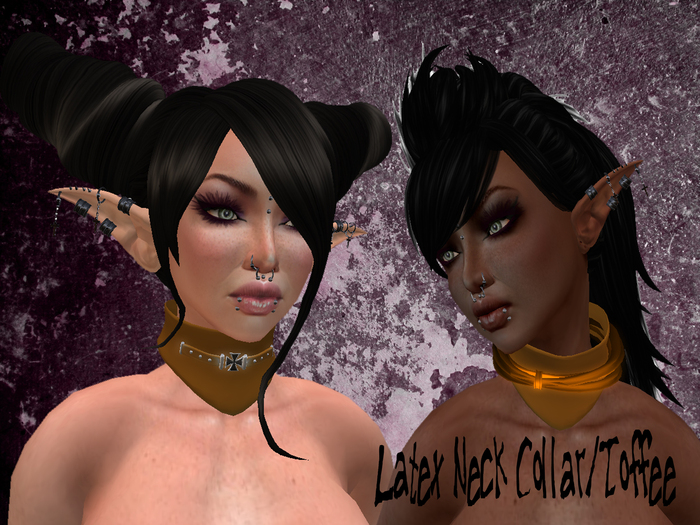 Latex Neck Collar/Toffee (BOX)