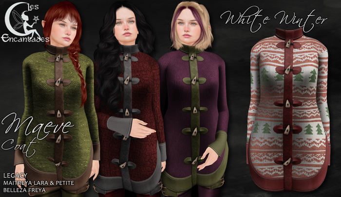 *LE* Maeve Coat White Winter