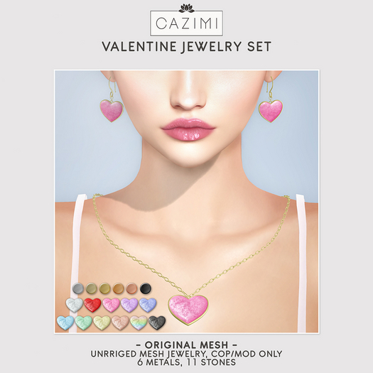 :CAZIMI: Valentine Jewelry Set