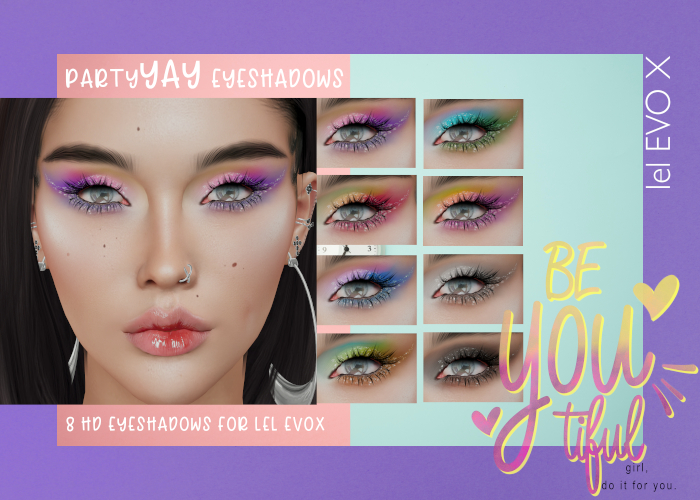 beYOUtiful. DEMO PartyYay Eyeshadow (EvoX)