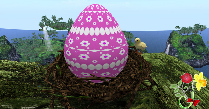 Big Easter Egg Backdrop