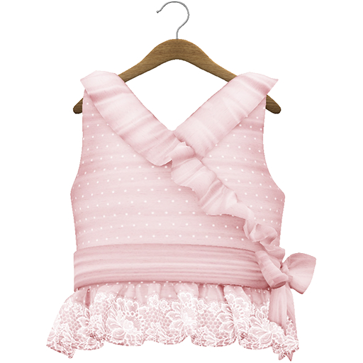 {Lula Belle} Britney Ruffle Top - Rose {boxed}