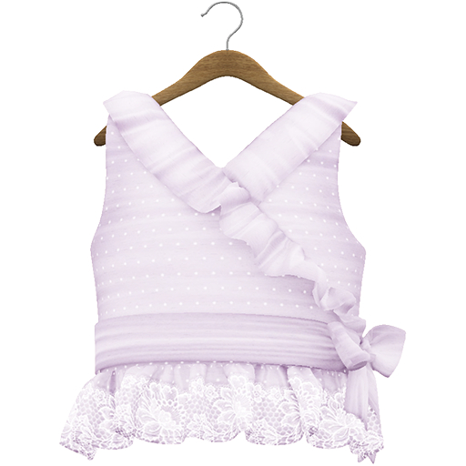 {Lula Belle} Britney Ruffle Top - Lilac {boxed}