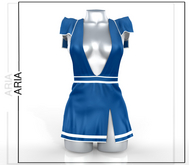 ARIA Blue Anime Costume Cosplay Lux Nova Dress Maitreya Petite Legacy Perky Reborn
