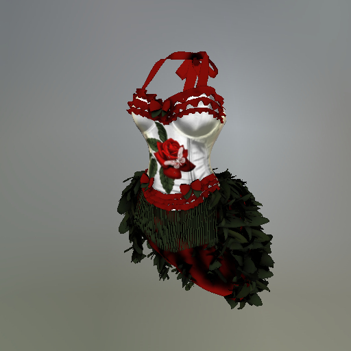Butterfly Rose Slink Corset