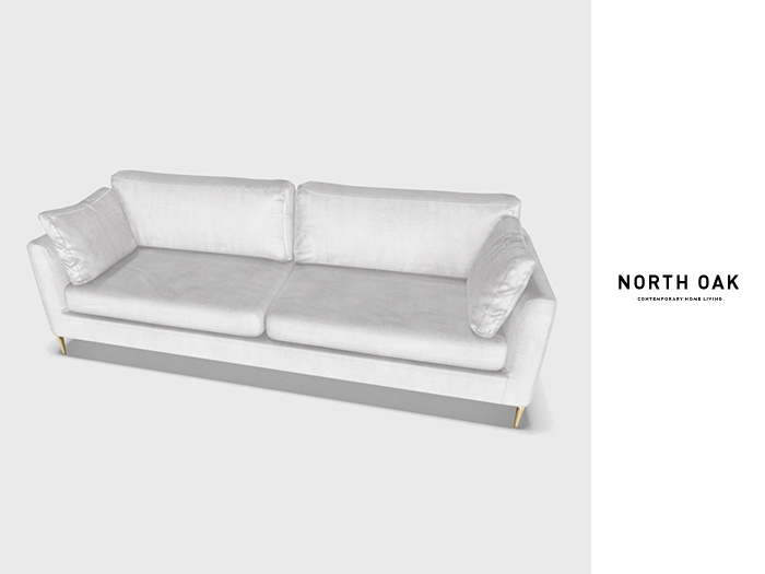 Second Life Marketplace [North Oak] + Karissa Velvet Couch (white)