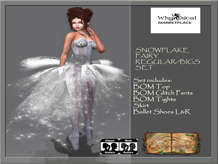 Snowflake Fairy Regular Avatar Set