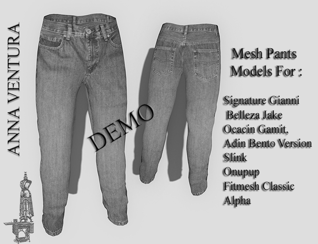A.V _Essentials Men's Regular Jeans _DEMO