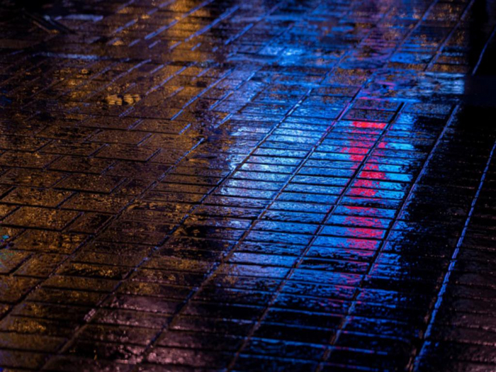 Neon Pavement Texture
