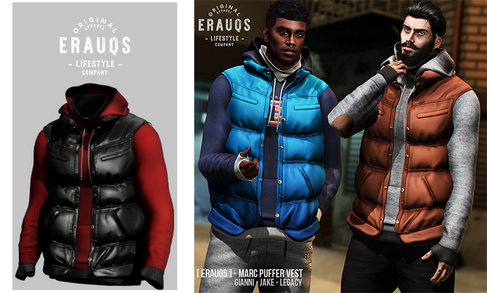 [ ERAUQS ] - Marc Puffer Vest - 02