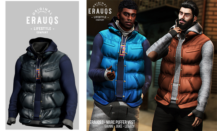 [ ERAUQS ] - Marc Puffer Vest - 04