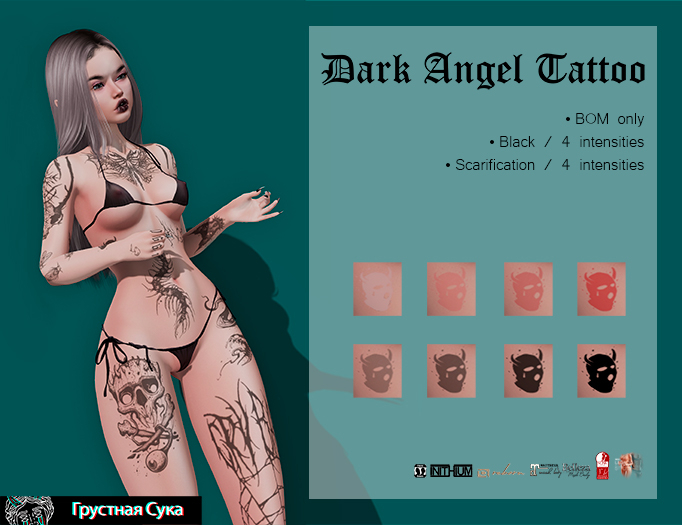 :: CYKA :: Dark Angel Tattoo