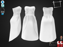 Dae Obj FBX For Open Front Strapless Dress Maitreya,Slink (Physique,Hourglass),Belleza (Isis,Freya),Legacy
