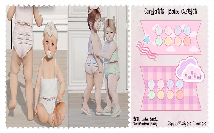 {Confetti} Bella Outfit -Fatpack