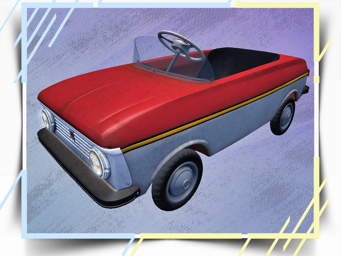 Toy Car Moskvich (USSR)