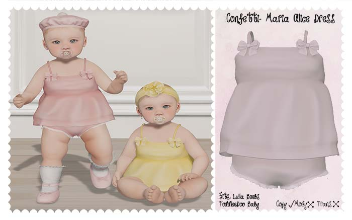{Confetti} Maria Alice Dress- Cream