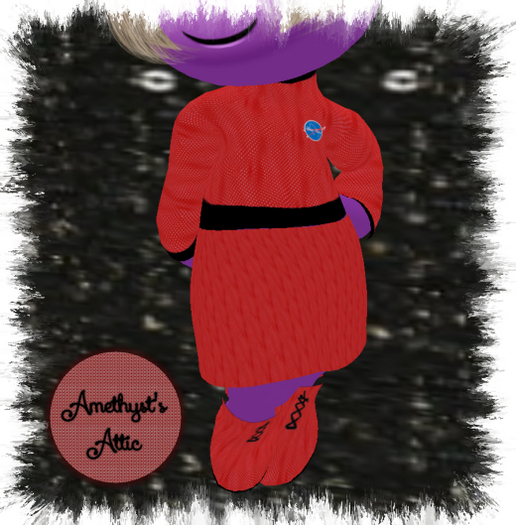 AA-Red Space Skrt Set-Dinkies
