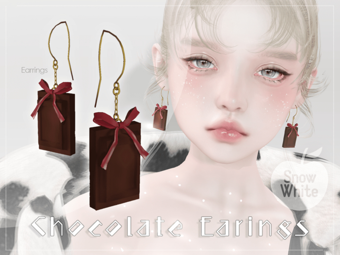 ::SnowWhite:: Chocolate Earing