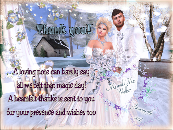 Wearable Thank you card - (WEAR)