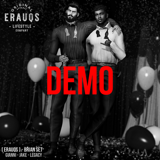 [ ERAUQS ] - Brian Shirt  - DEMO