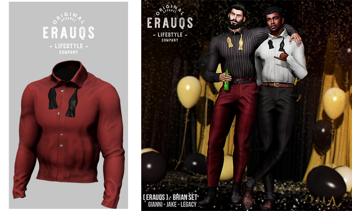 [ ERAUQS ] - Brian Shirt  - 02