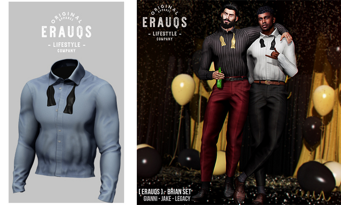 [ ERAUQS ] - Brian Shirt  - 05