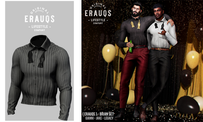 [ ERAUQS ] - Brian Shirt  - 08