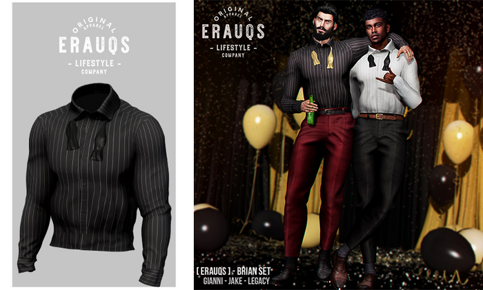 [ ERAUQS ] - Brian Shirt  - 10