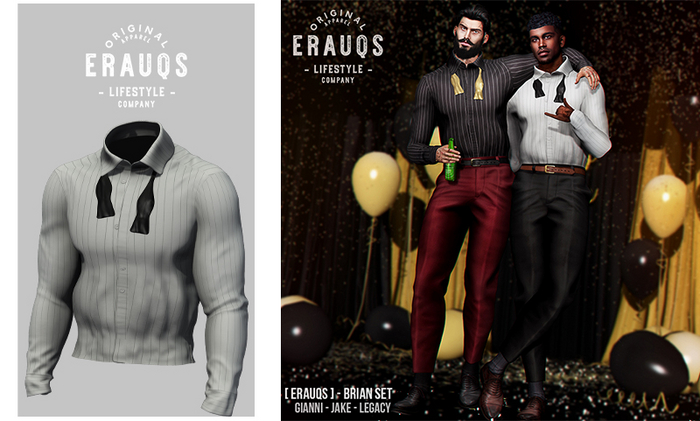 [ ERAUQS ] - Brian Shirt  - 12