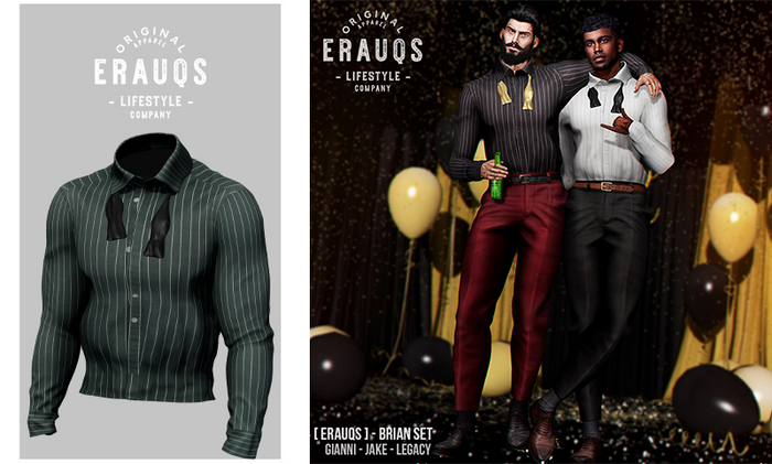 [ ERAUQS ] - Brian Shirt  - 13