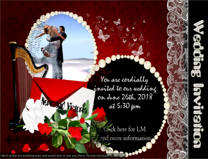 Wearable Wedding Invitation - (WEAR)DEMO