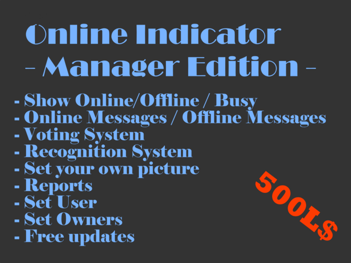 Online Indicator Manager Edition