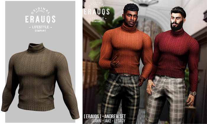 [ ERAUQS ] - Andrew Sweater - 03