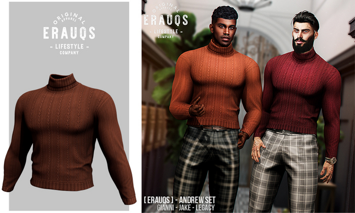 [ ERAUQS ] - Andrew Sweater - 10