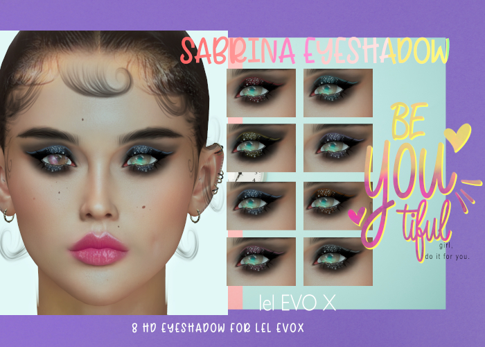 beYOUtiful. Sabrina Eyeshadow (Lel EvoX)